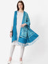 Women's Aari Embroidery and Stone Work Wool Shawl